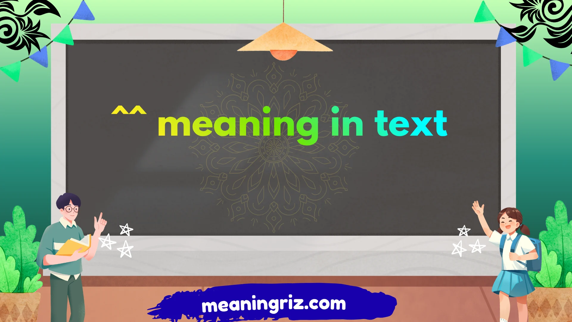 ^^ meaning in text